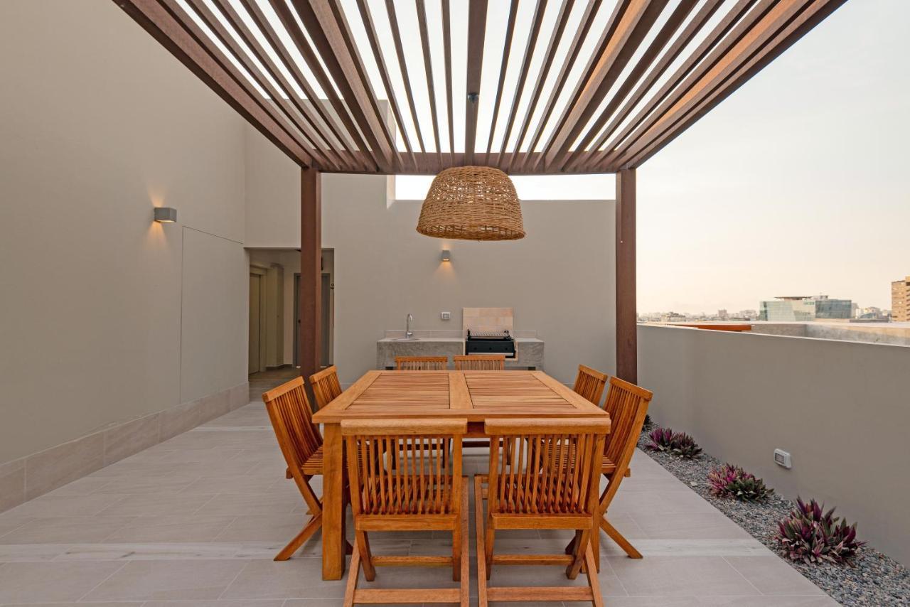 ✶ Maras Residence ✶ Luxury Rooftop Pool & Grill Lima Eksteriør bilde