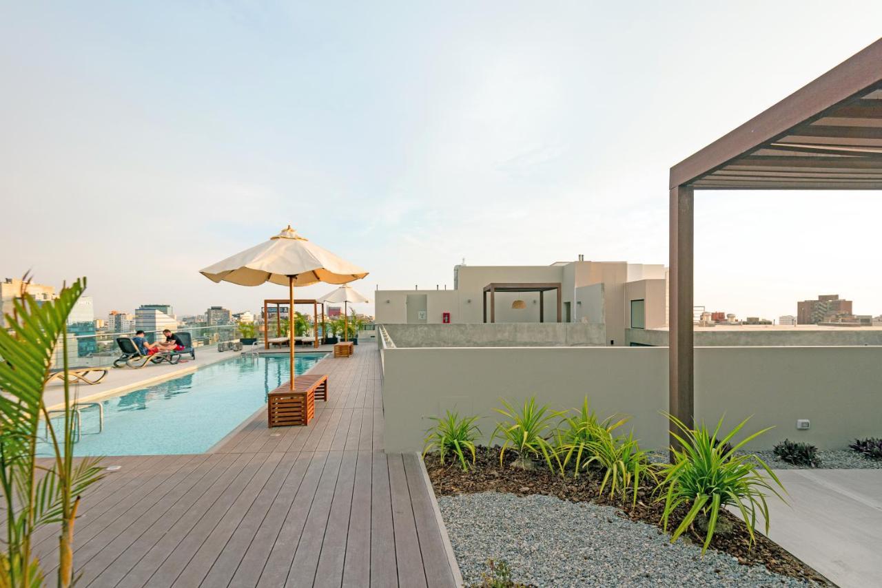 ✶ Maras Residence ✶ Luxury Rooftop Pool & Grill Lima Eksteriør bilde